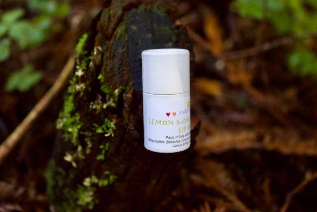 Lemon Myrrh Olive oil Lip balm image 1
