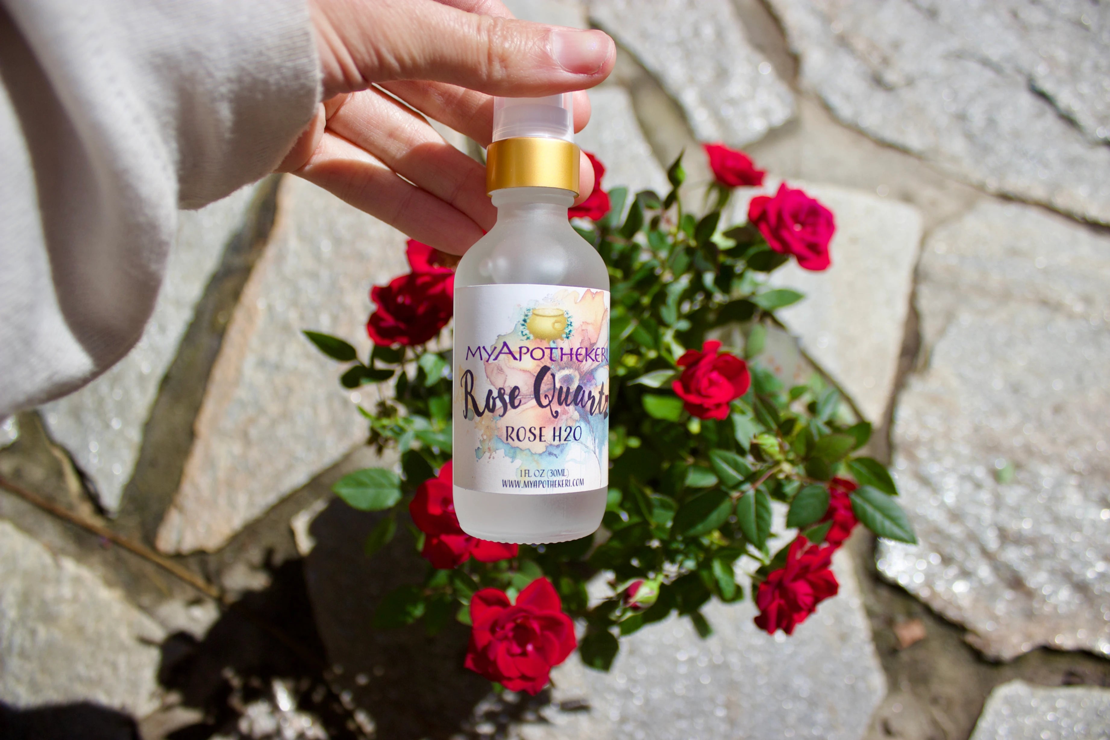 Rose Quartz Rose H20