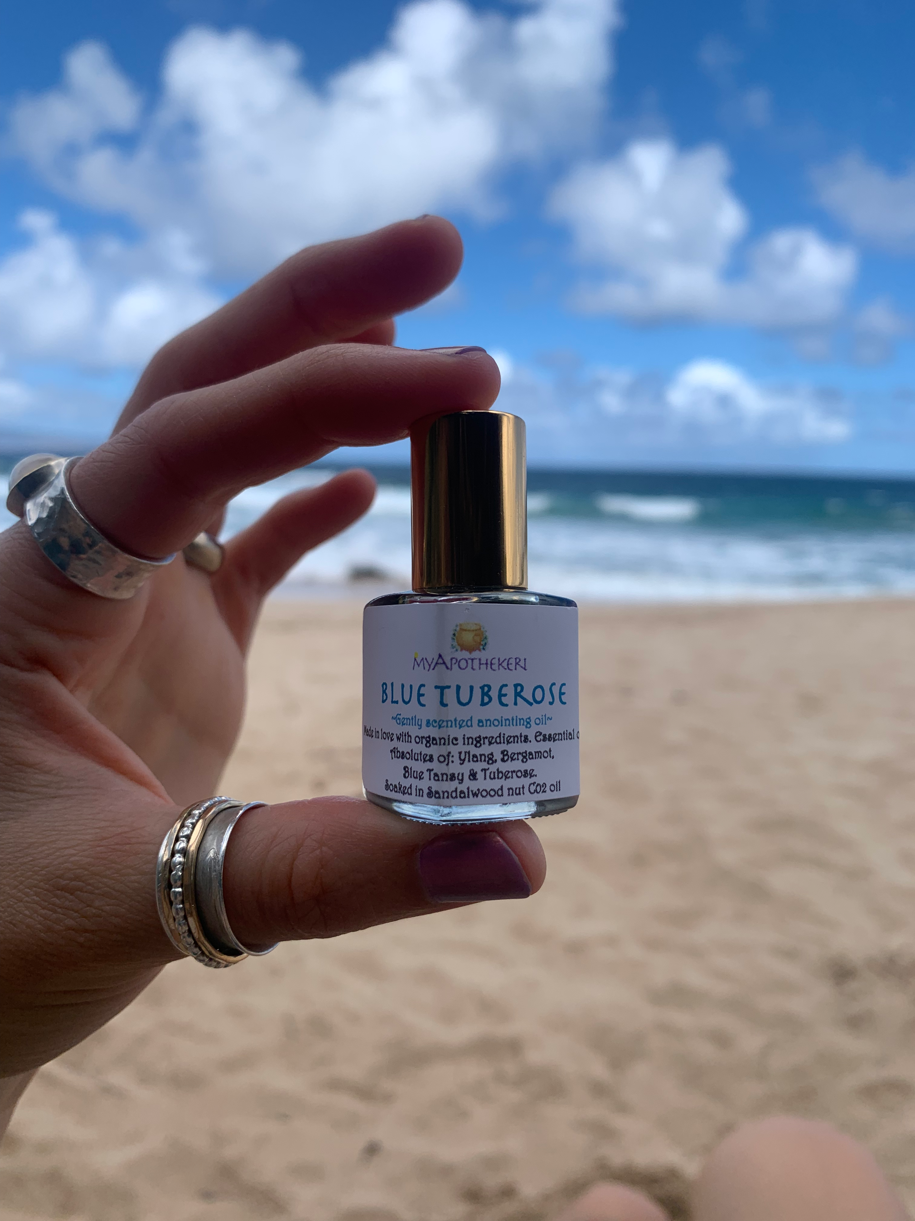 Blue Tuberose anointing perfume oil  image 2